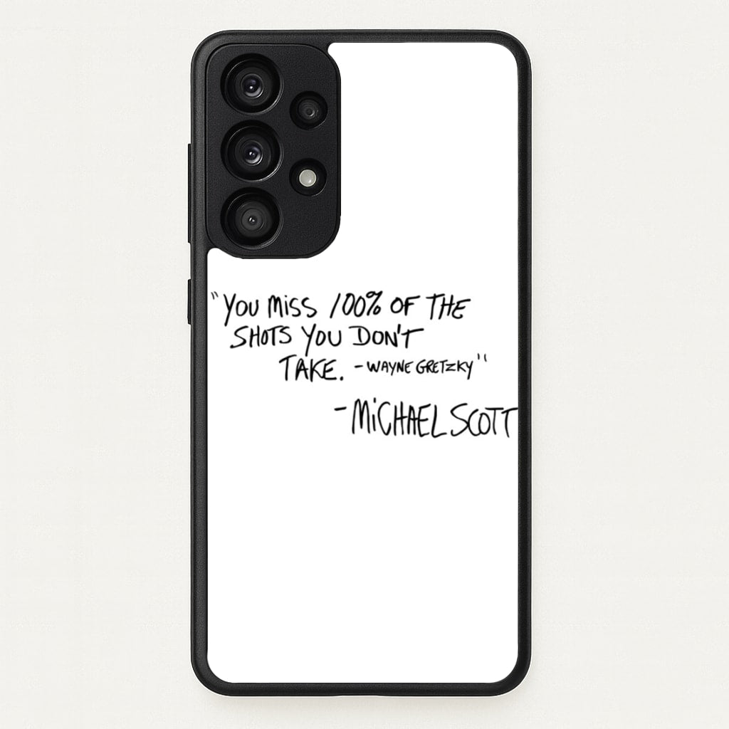 Michael Scott Quote - The Office Phone Case for Galaxy A33