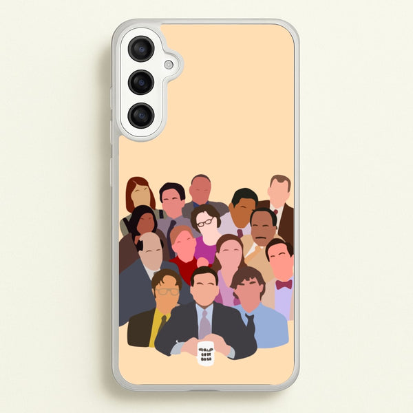 Office Characters - The Office Phone Case for Galaxy A36