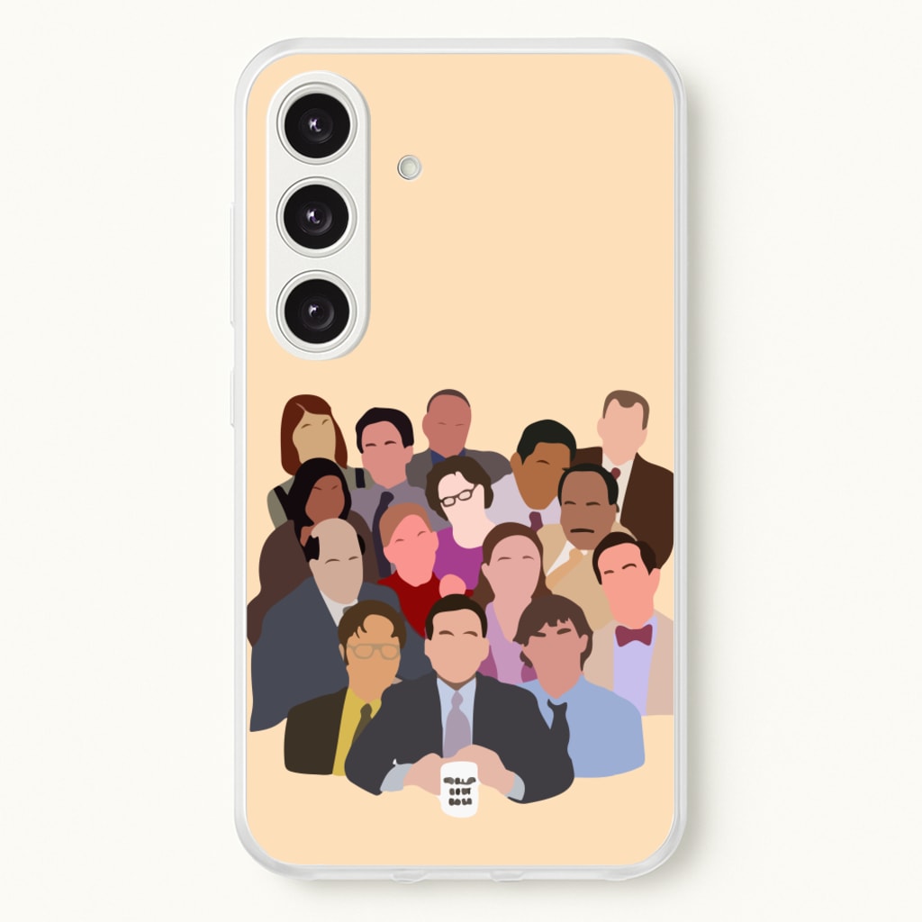 Office Characters - The Office Phone Case for Galaxy S24FE