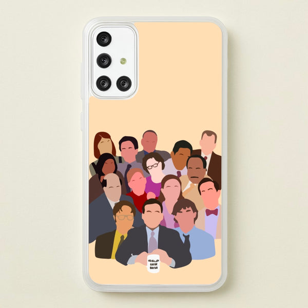 Office Characters - The Office Phone Case for Galaxy A71