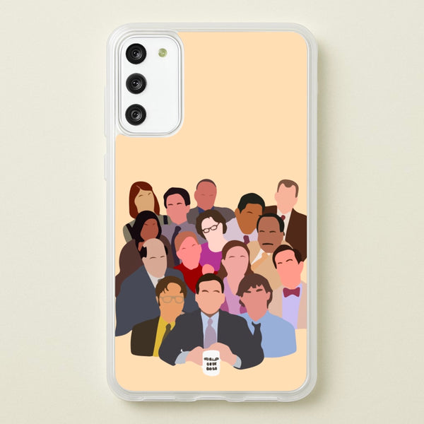 Office Characters - The Office Phone Case for Galaxy S20