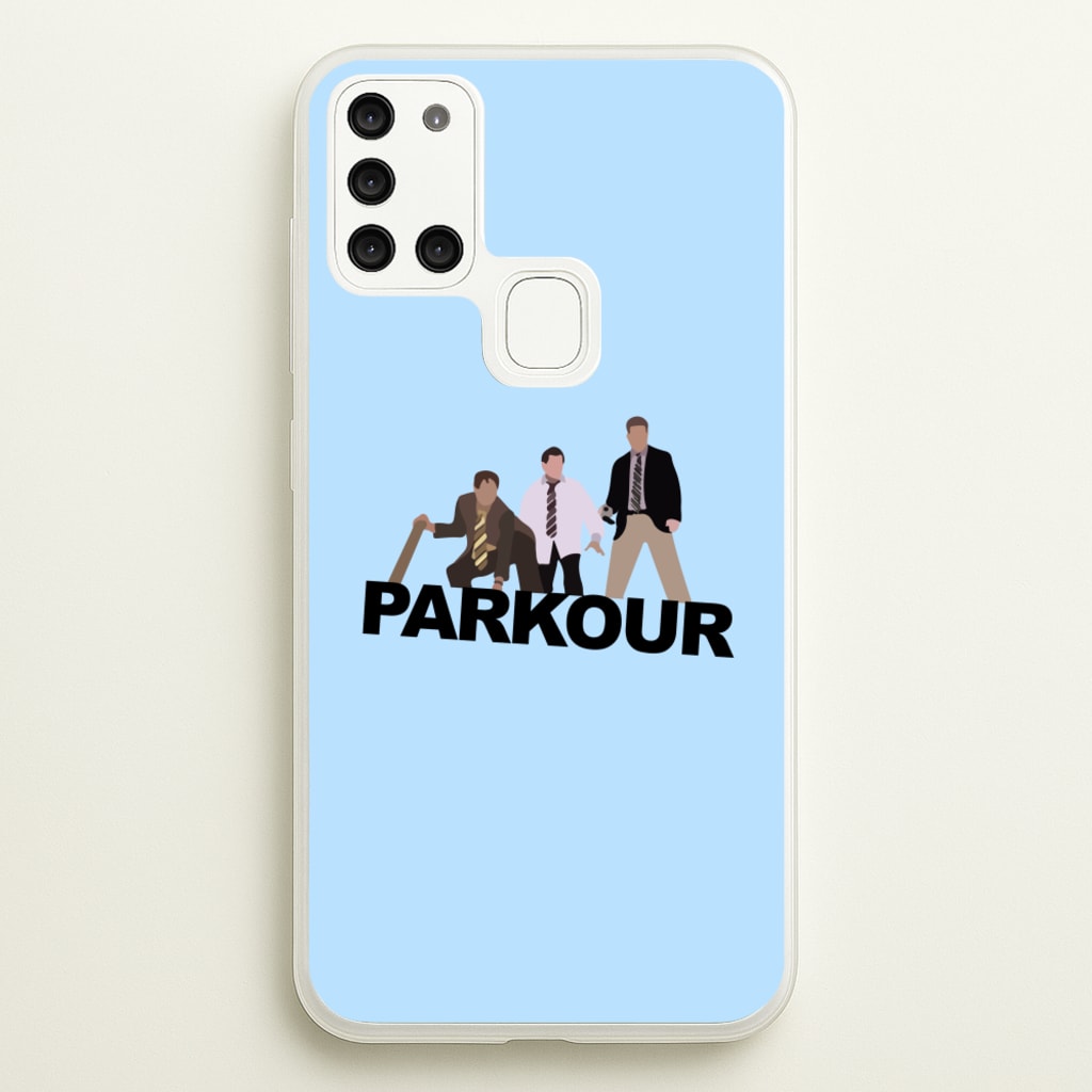 Parkour - The Office Phone Case for Galaxy A21s