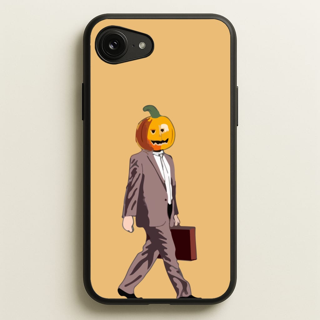 Dwight Pumpkin Head - The Office Phone Case for iPhone 16e