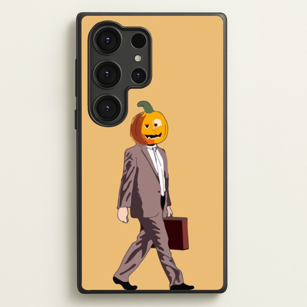 Dwight Pumpkin Head - The Office Phone Case for Galaxy S25 Ultra