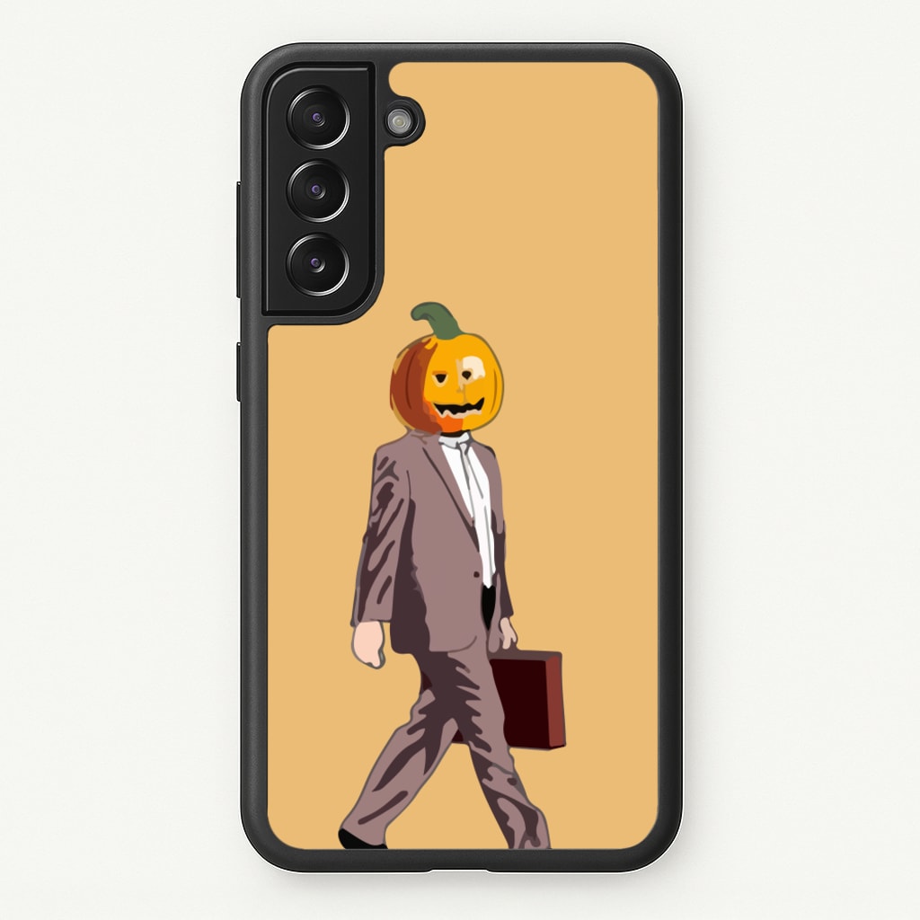 Dwight Pumpkin Head - The Office Phone Case for Galaxy S21
