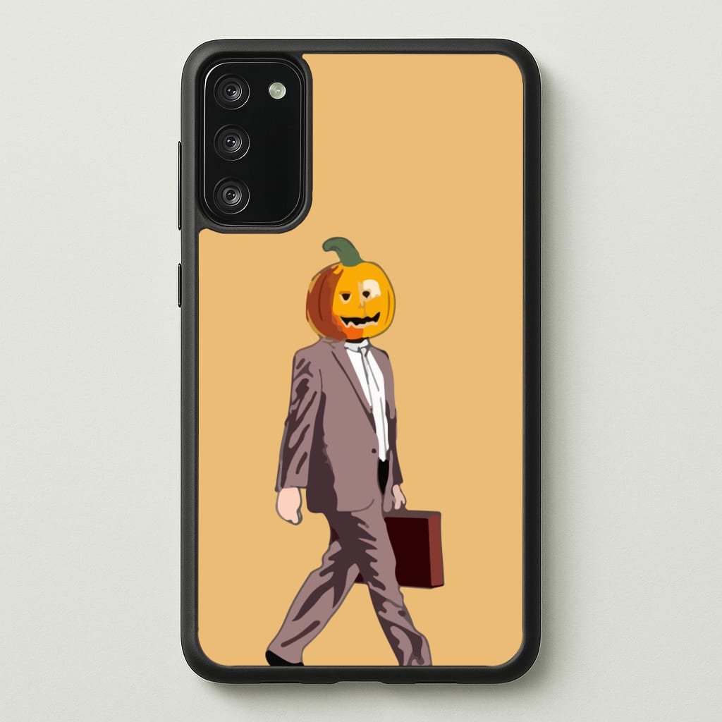 Dwight Pumpkin Head - The Office Phone Case for Galaxy S20
