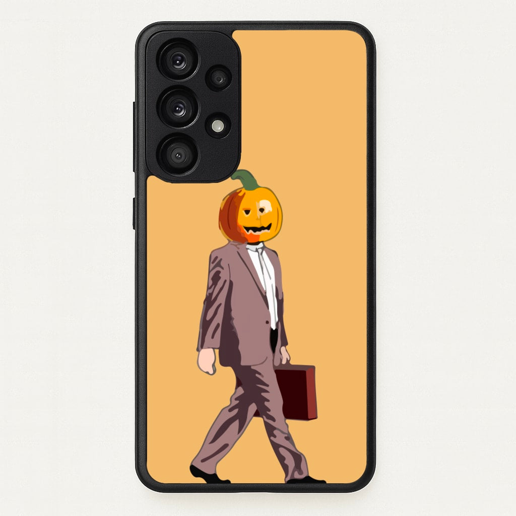 Dwight Pumpkin Head - The Office Phone Case for Galaxy A53