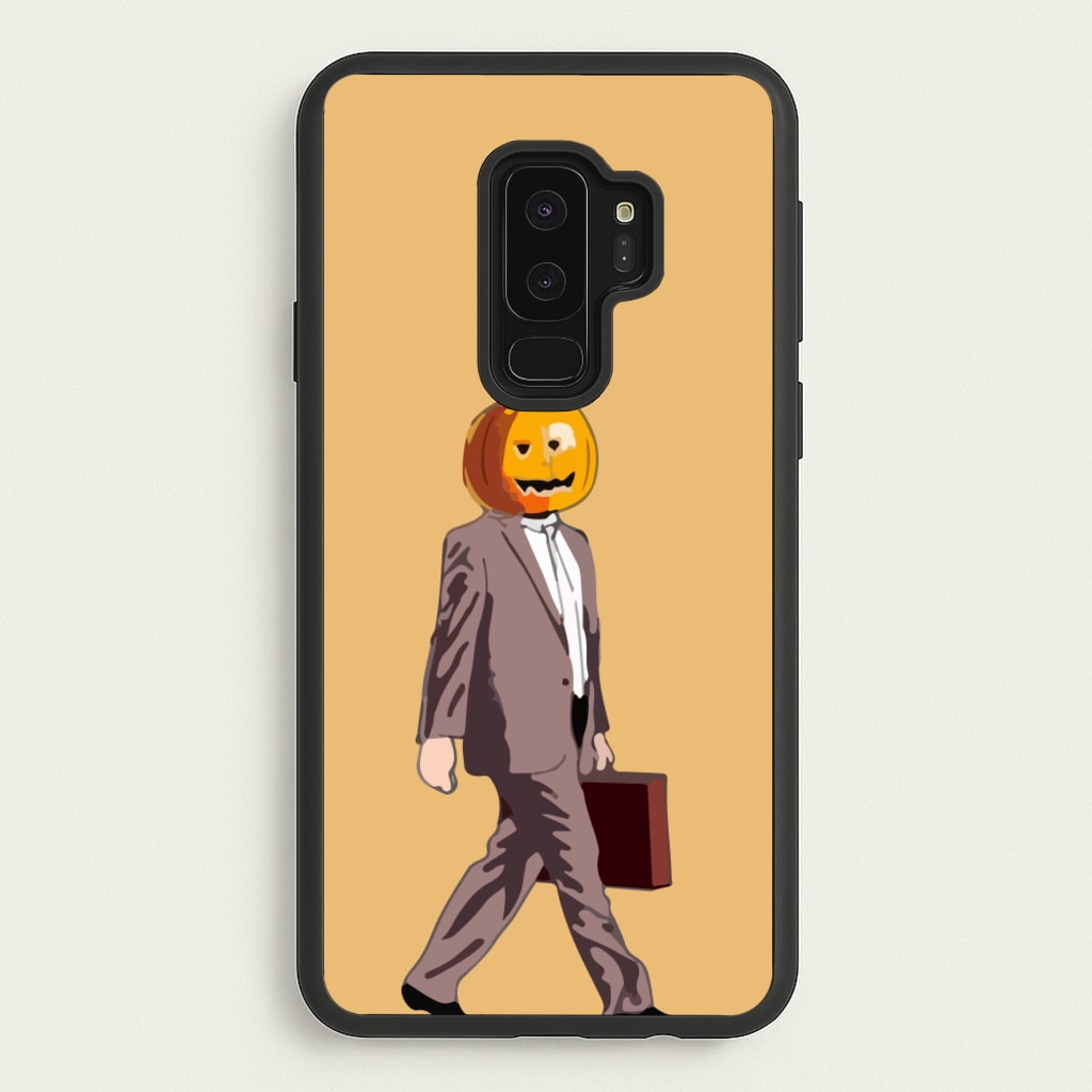 Dwight Pumpkin Head - The Office Phone Case for Galaxy S9 Plus