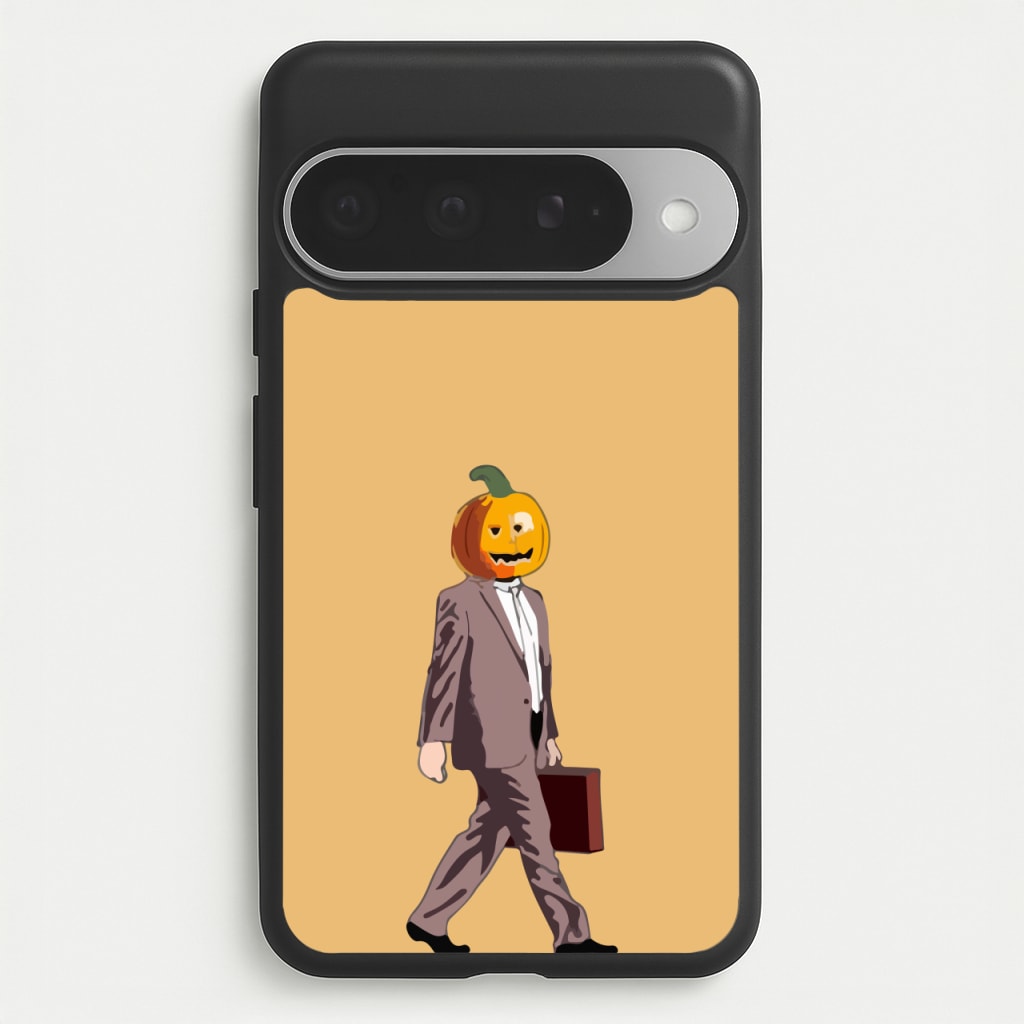 Dwight Pumpkin Head Phone Case for Google Pixel 10 Pro XL