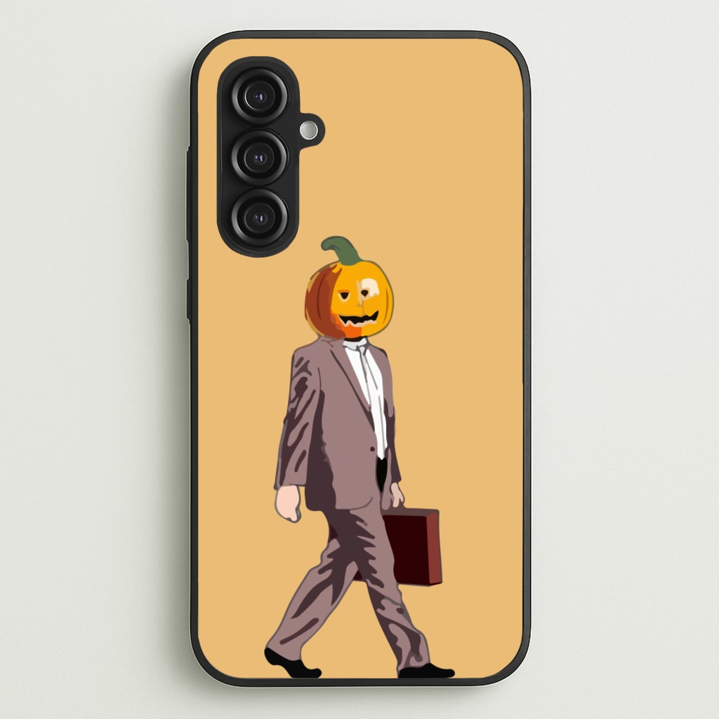 Dwight Pumpkin Head - The Office Phone Case for Galaxy S23FE