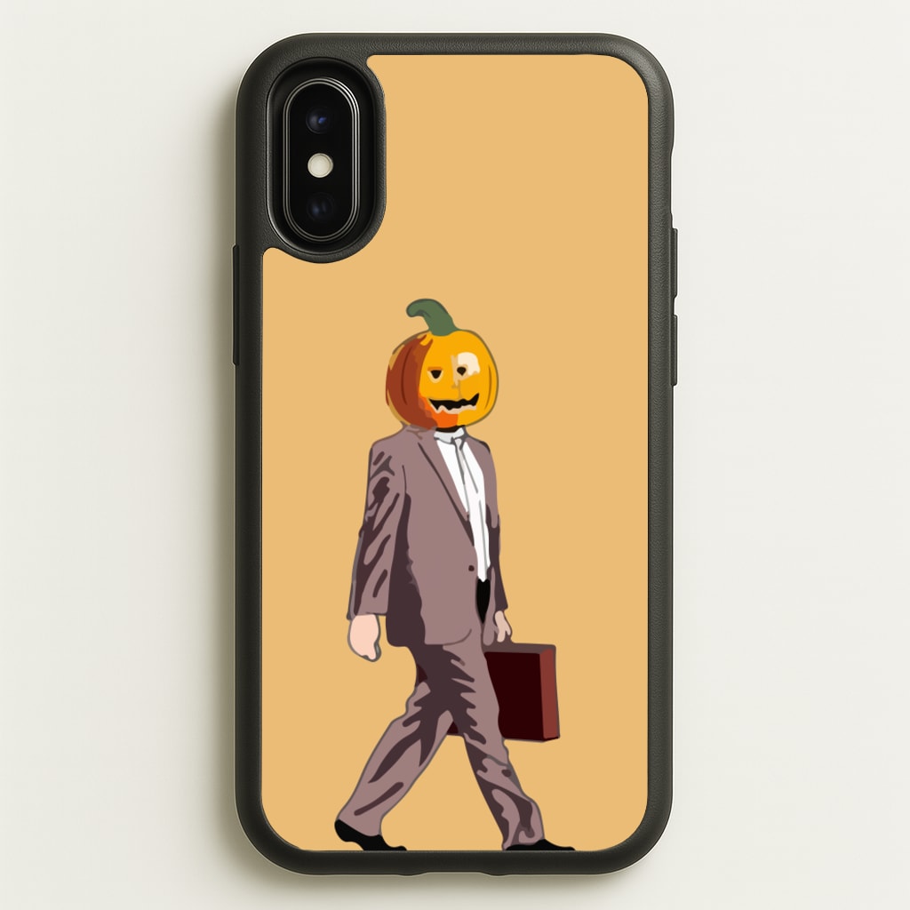 Dwight Pumpkin Head - The Office Phone Case for iPhone X / XS