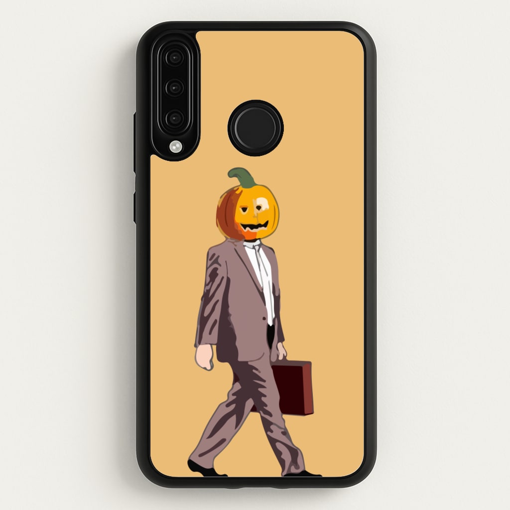 Dwight Pumpkin Head - The Office Phone Case for Huawei P30 Lite