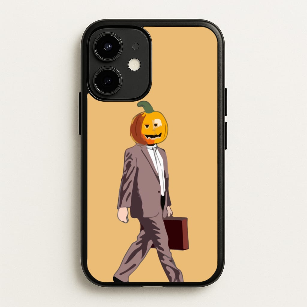 Dwight Pumpkin Head - The Office Phone Case for iPhone 12 / 12 Pro