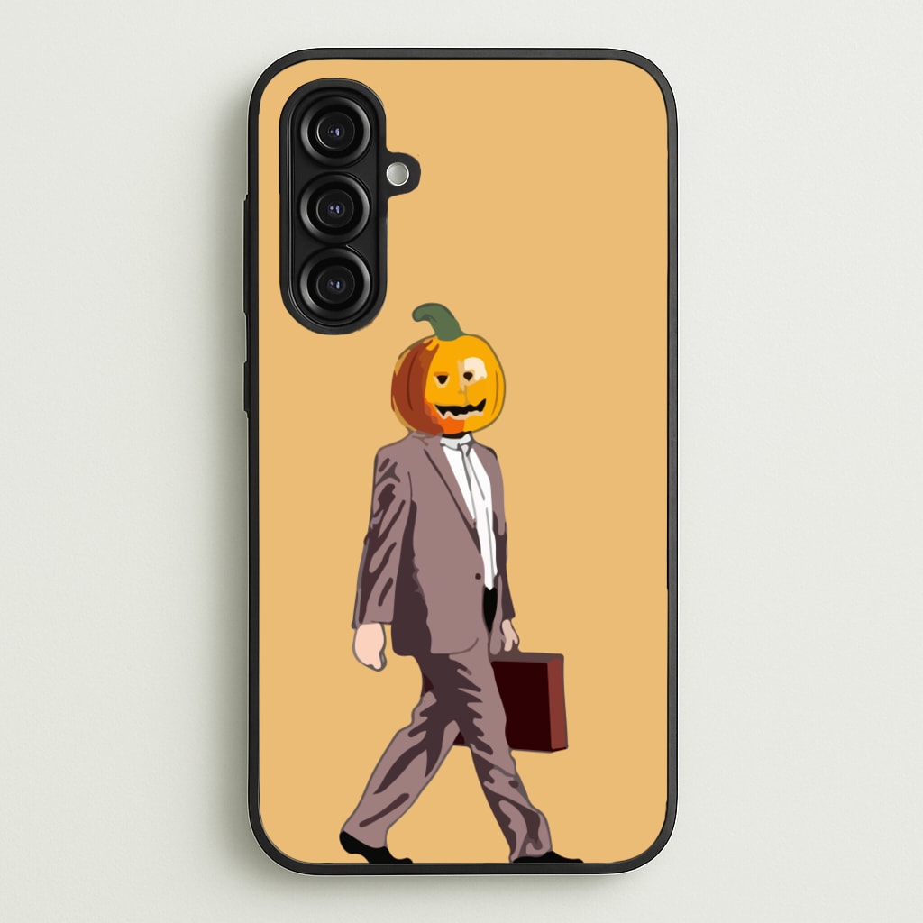 Dwight Pumpkin Head - The Office Phone Case for Galaxy A16