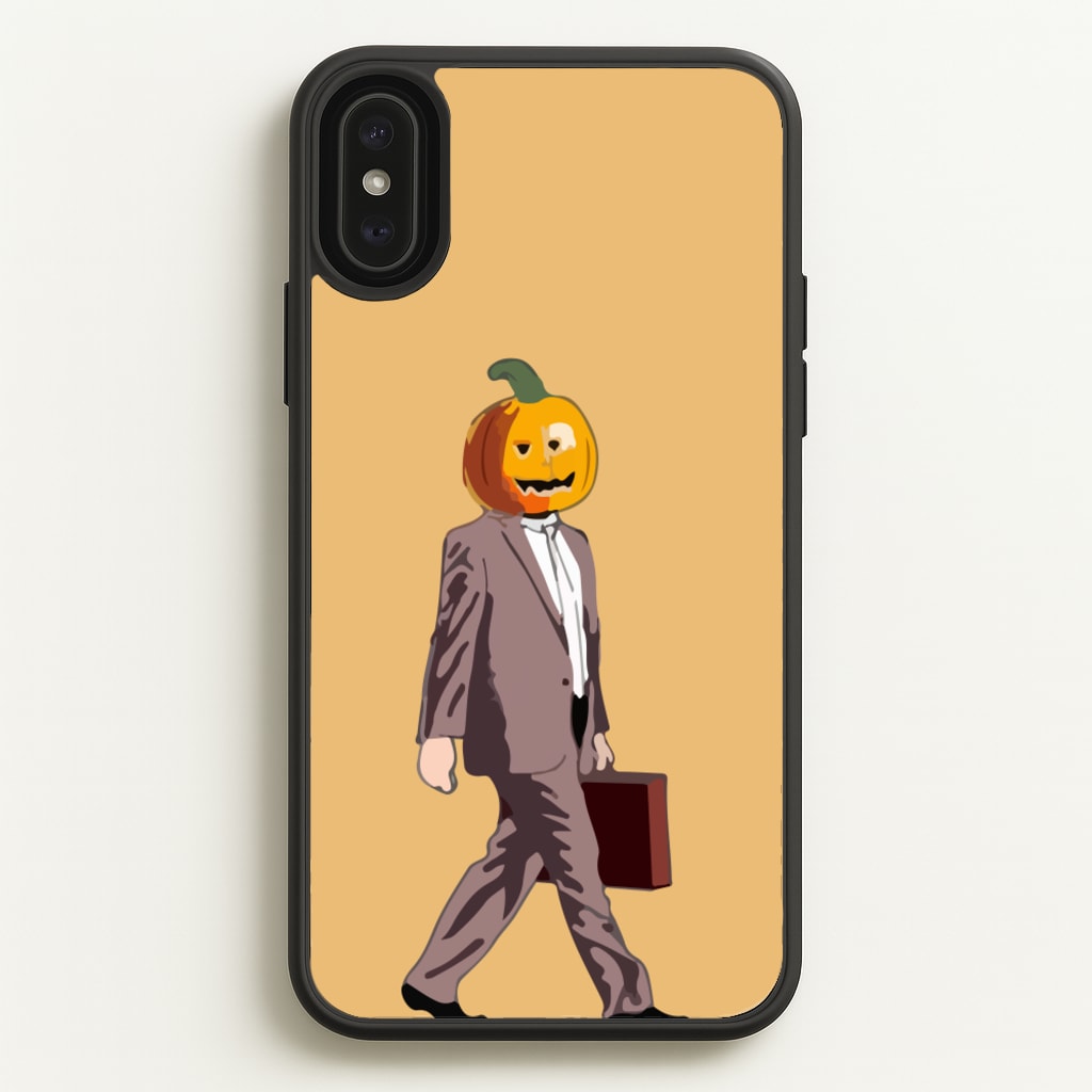 Dwight Pumpkin Head - The Office Phone Case for iPhone XS Max