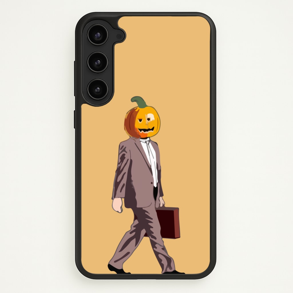 Dwight Pumpkin Head - The Office Phone Case for Galaxy S23