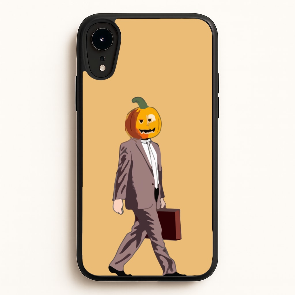 Dwight Pumpkin Head - The Office Phone Case for iPhone XR