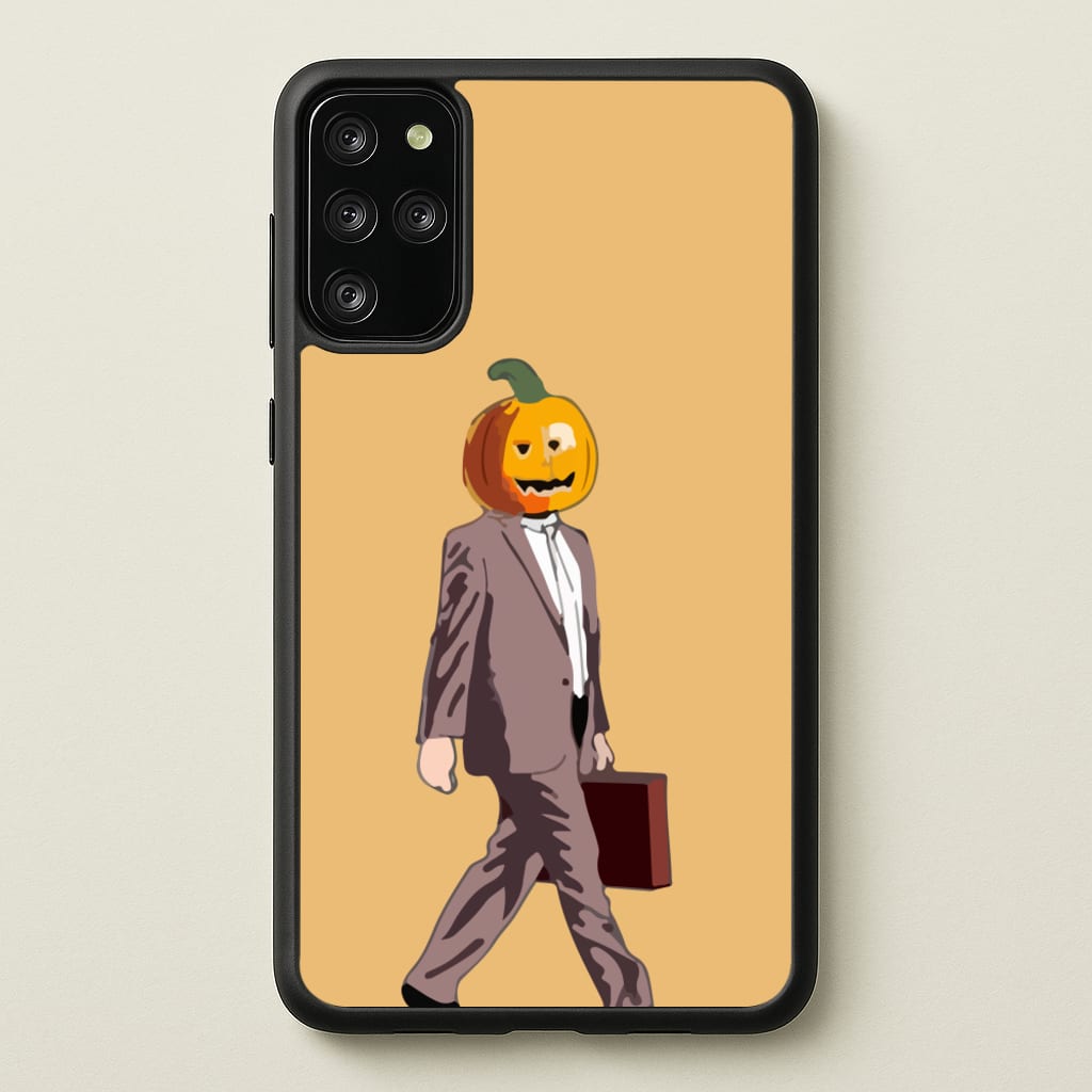 Dwight Pumpkin Head - The Office Phone Case for Galaxy S20 Plus