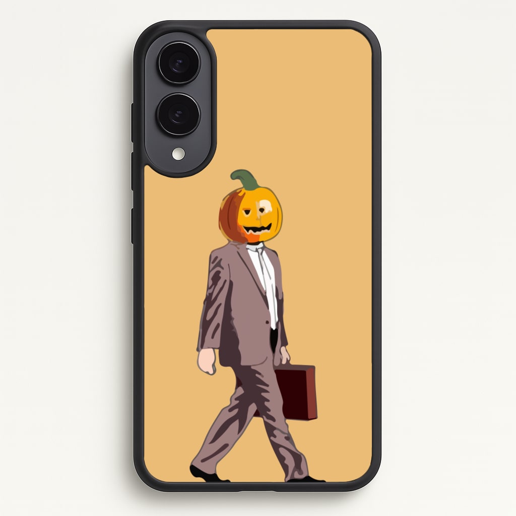Dwight Pumpkin Head - The Office Phone Case for Galaxy S25 Edge