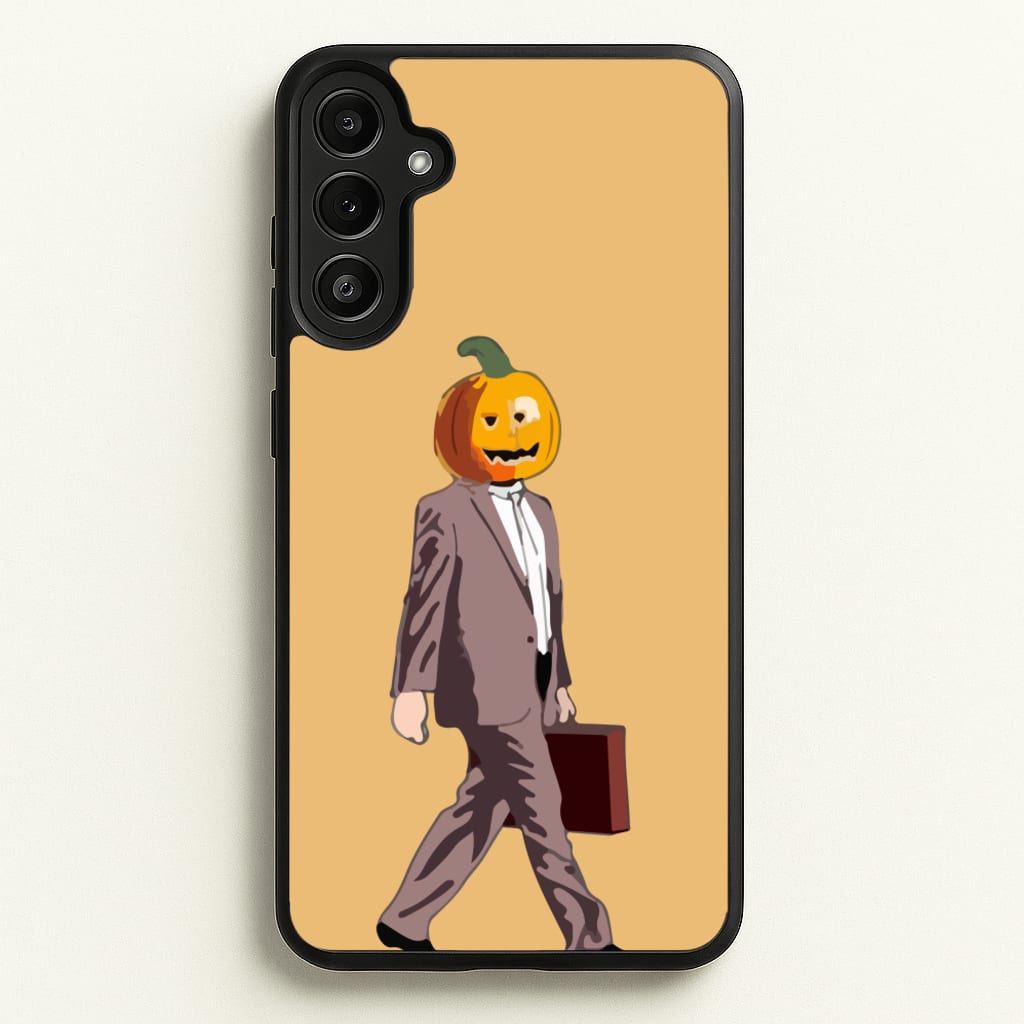 Dwight Pumpkin Head - The Office Phone Case for Galaxy A34