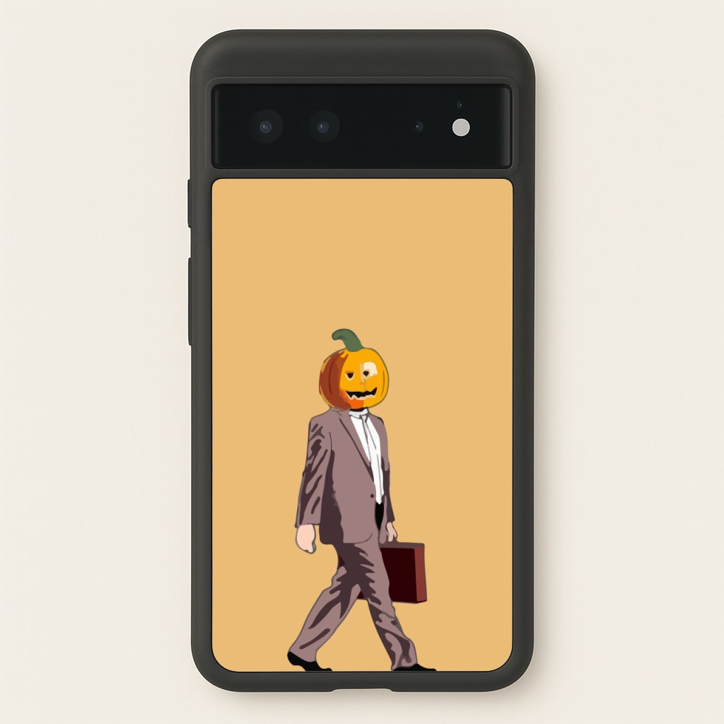 Dwight Pumpkin Head - The Office Phone Case for Google Pixel 6