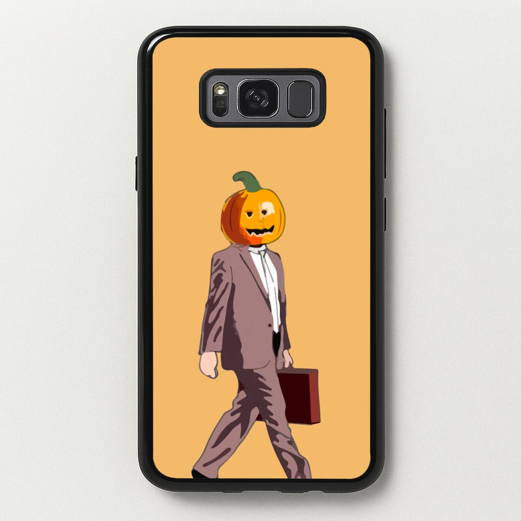 Dwight Pumpkin Head - The Office Phone Case for Galaxy S8