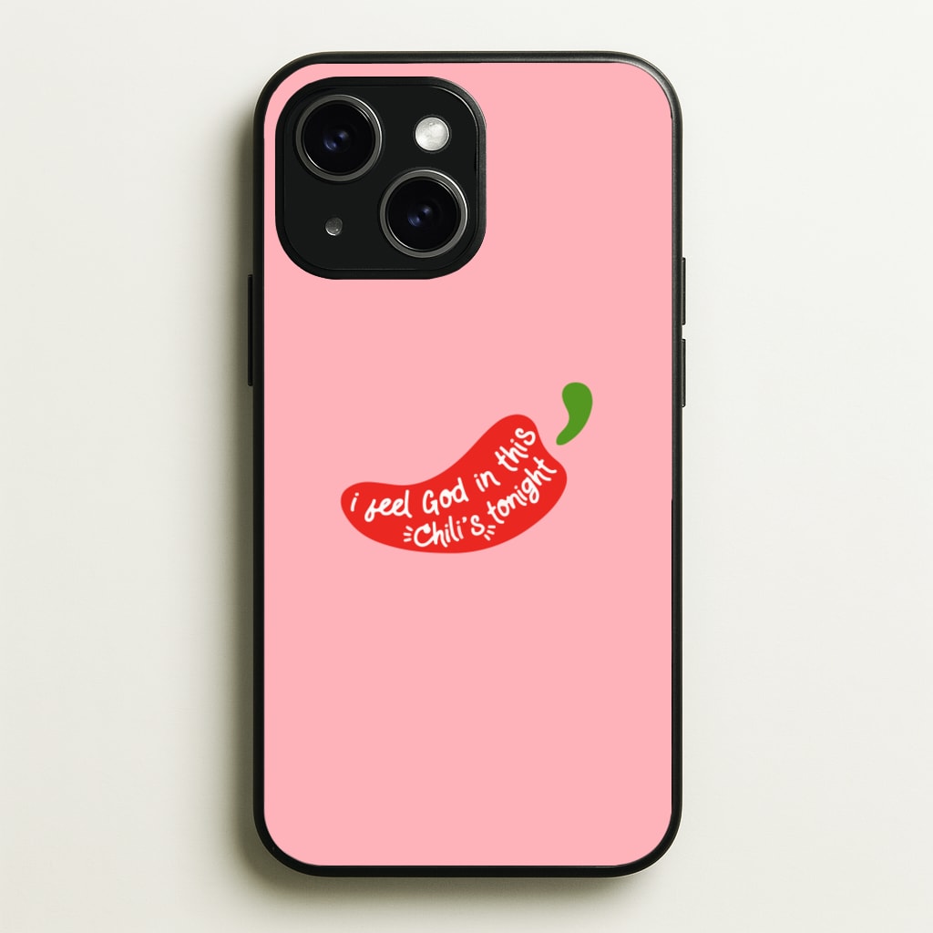 I Feel God In This Chilli's Tonight - The Office Phone Case for iPhone 15