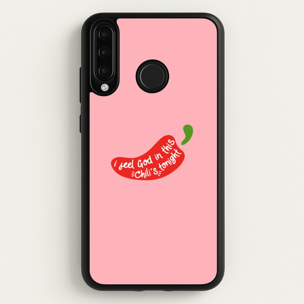 I Feel God In This Chilli's Tonight - The Office Phone Case for Huawei P30 Lite