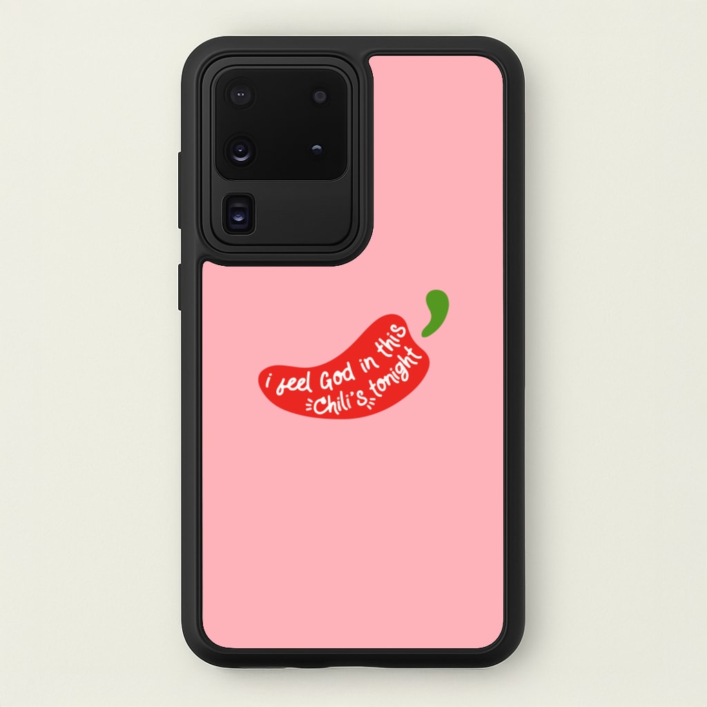 I Feel God In This Chilli's Tonight - The Office Phone Case for Galaxy S20 Ultra