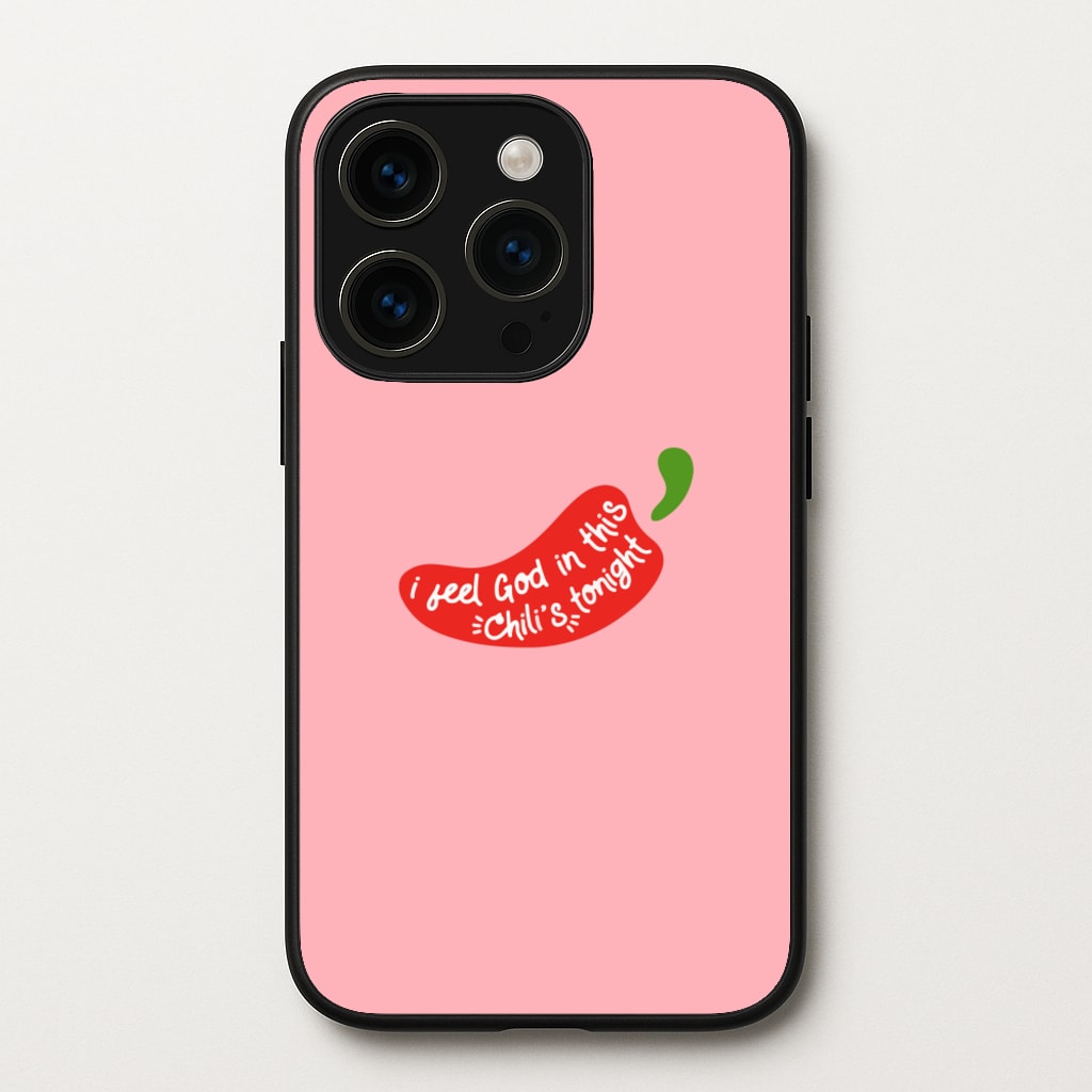 I Feel God In This Chilli's Tonight - The Office Phone Case for iPhone 15 Pro