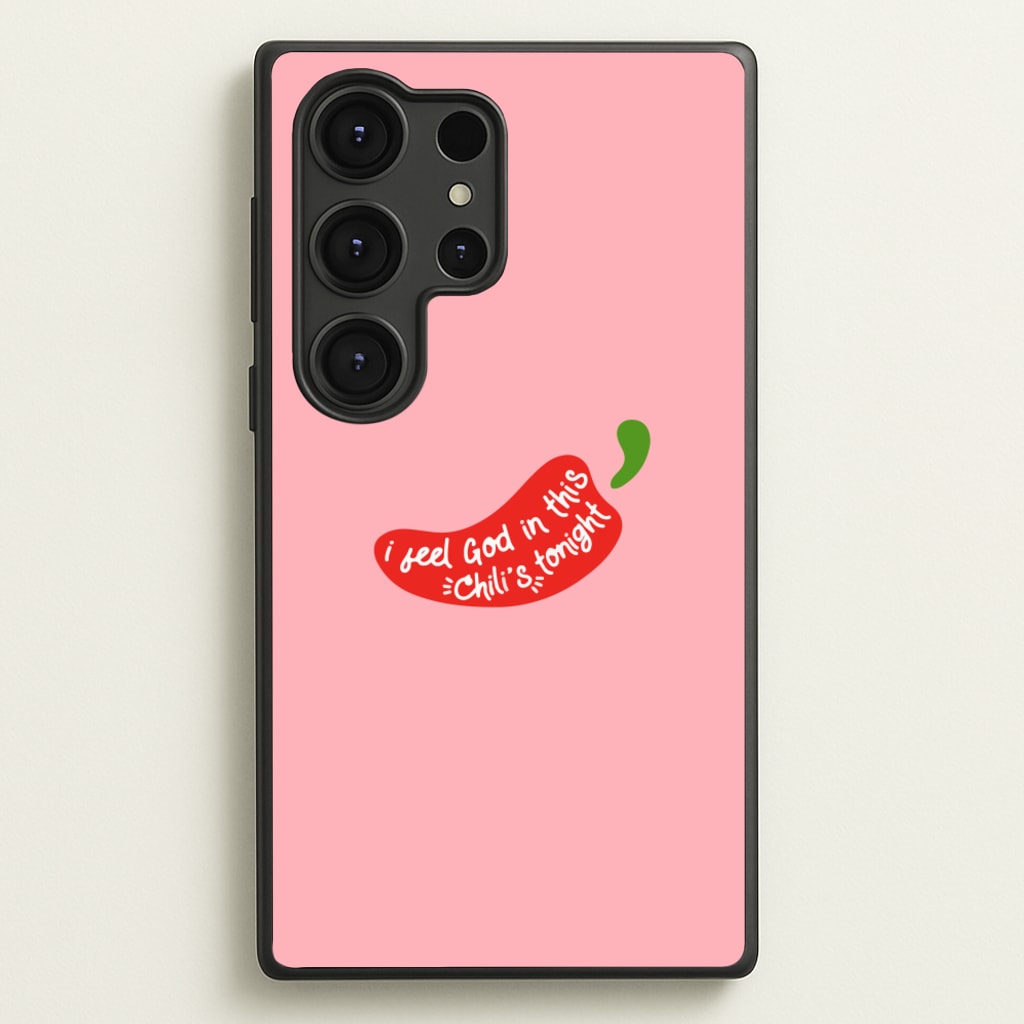 I Feel God In This Chilli's Tonight - The Office Phone Case for Galaxy S25 Ultra
