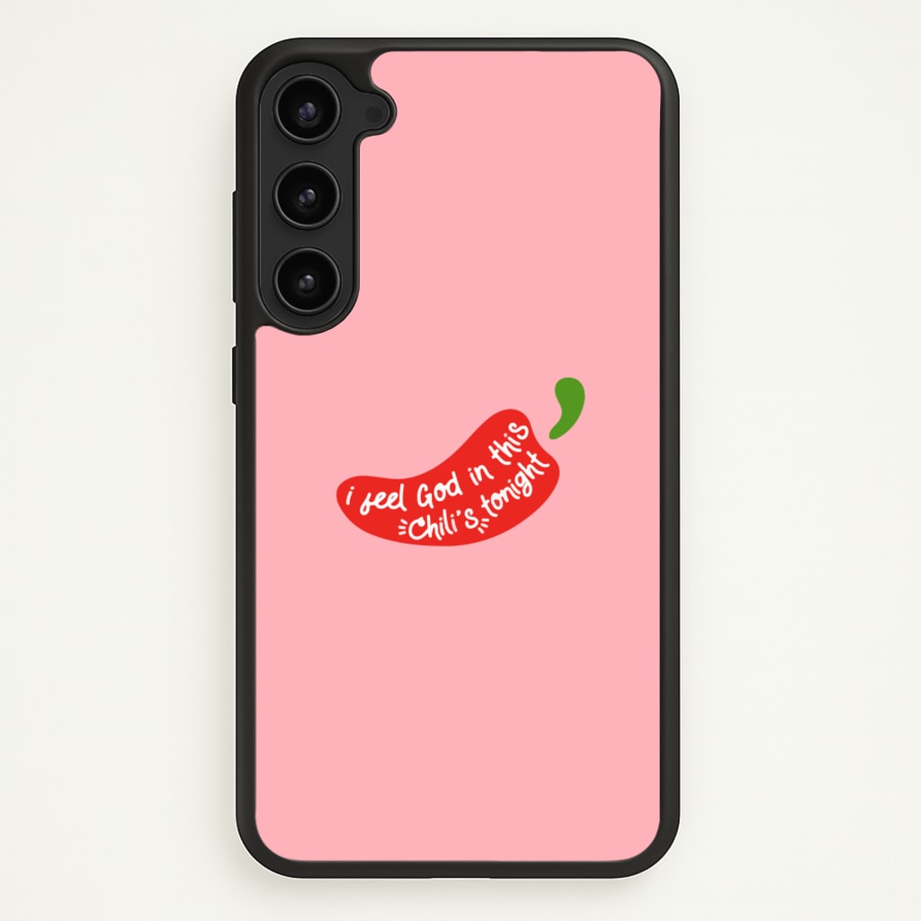 I Feel God In This Chilli's Tonight - The Office Phone Case for Galaxy S23