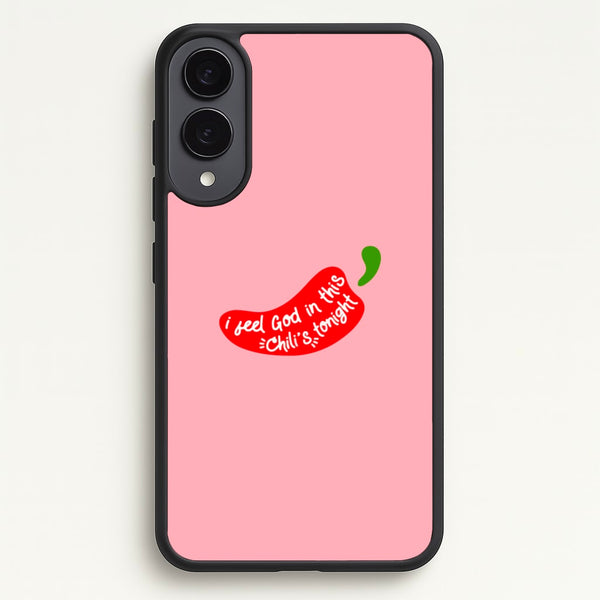 I Feel God In This Chilli's Tonight - The Office Phone Case for Galaxy S25 Edge