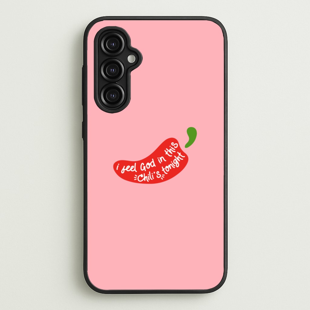 I Feel God In This Chilli's Tonight - The Office Phone Case for Galaxy A14