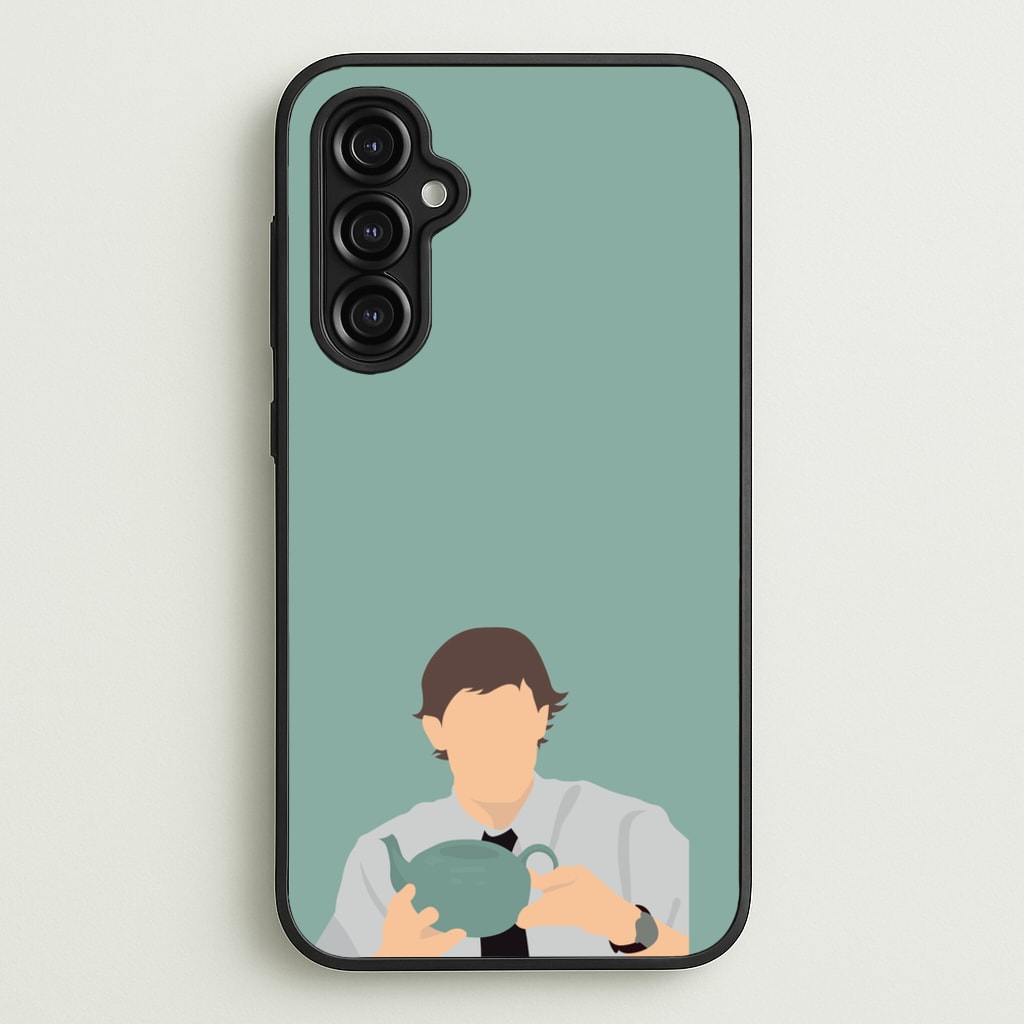 Jim's Tea Pot For Pam - The Office Phone Case for Galaxy A14