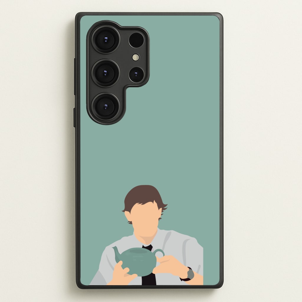 Jim's Tea Pot For Pam - The Office Phone Case for Galaxy S25 Ultra