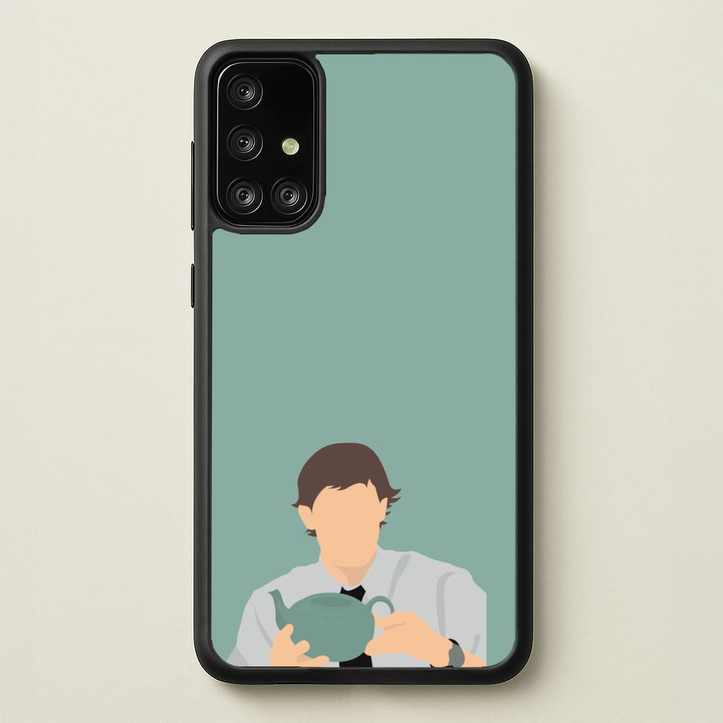 Jim's Tea Pot For Pam - The Office Phone Case for Galaxy A71
