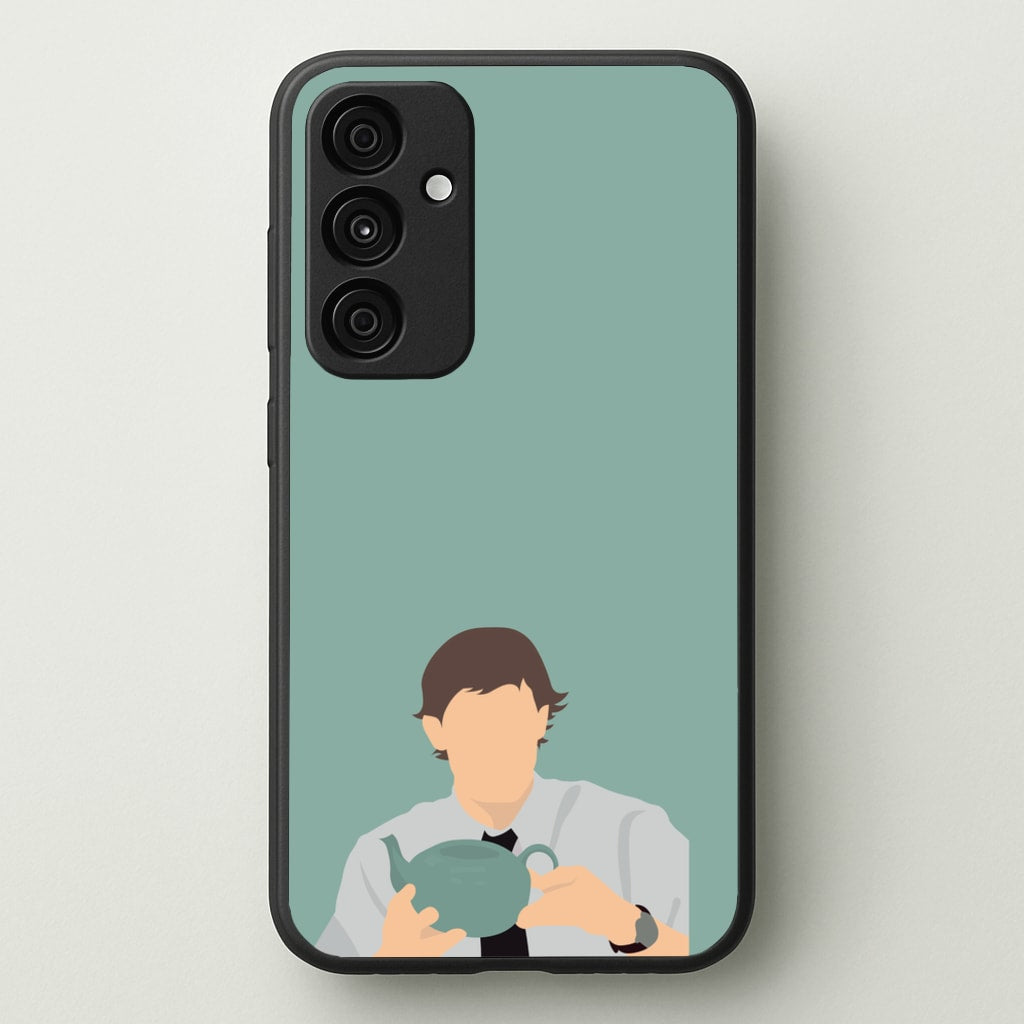 Jim's Tea Pot For Pam - The Office Phone Case for Galaxy A55