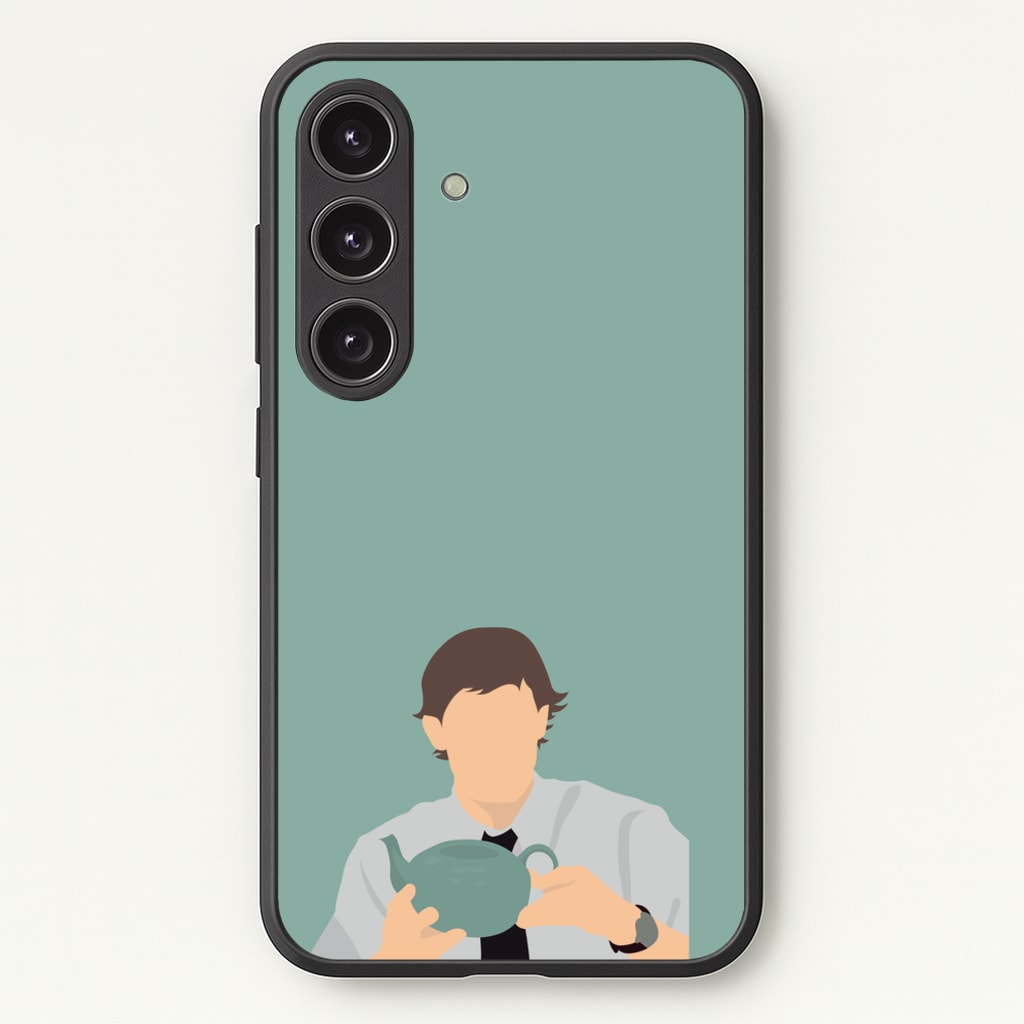 Jim's Tea Pot For Pam - The Office Phone Case for Galaxy S24FE
