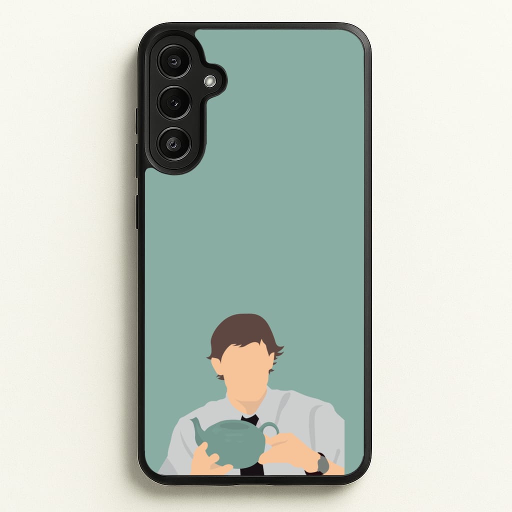 Jim's Tea Pot For Pam - The Office Phone Case for Galaxy A36