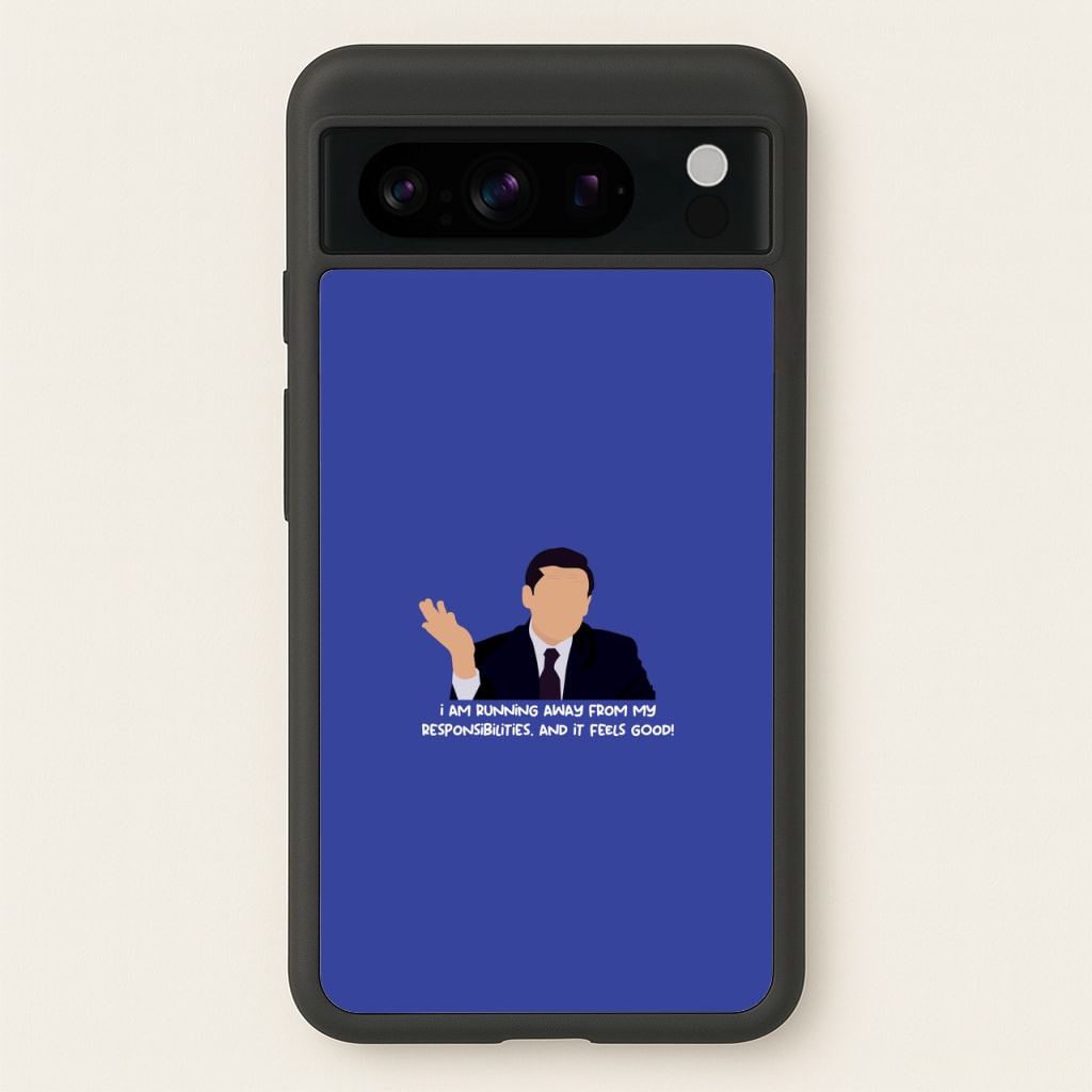 I Am Running Away From My Responsibilities - The Office Phone Case for Google Pixel 8 Pro