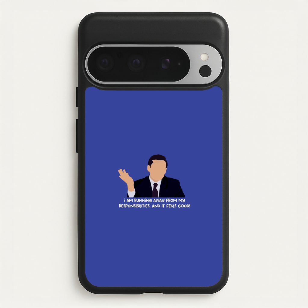 I Am Running Away From My Responsibilities - The Office Phone Case for Google Pixel 9 Pro XL