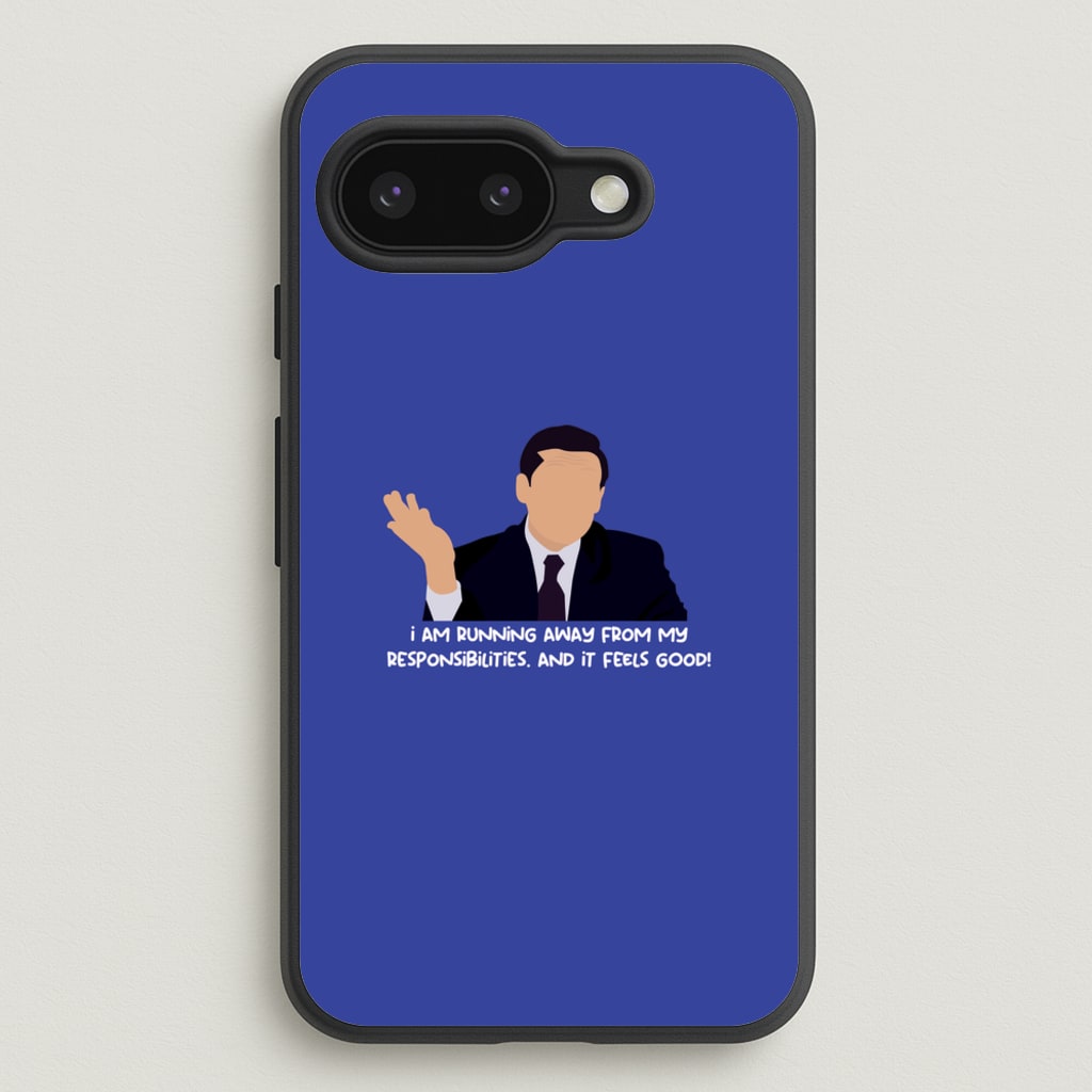 I Am Running Away From My Responsibilities - The Office Phone Case for Google Pixel 9a