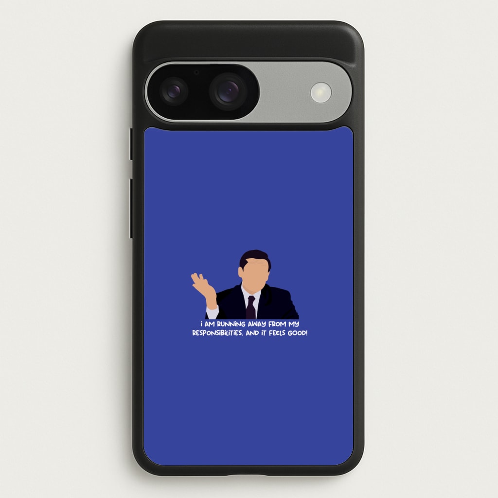 I Am Running Away From My Responsibilities - The Office Phone Case for Google Pixel 9 / 9 Pro