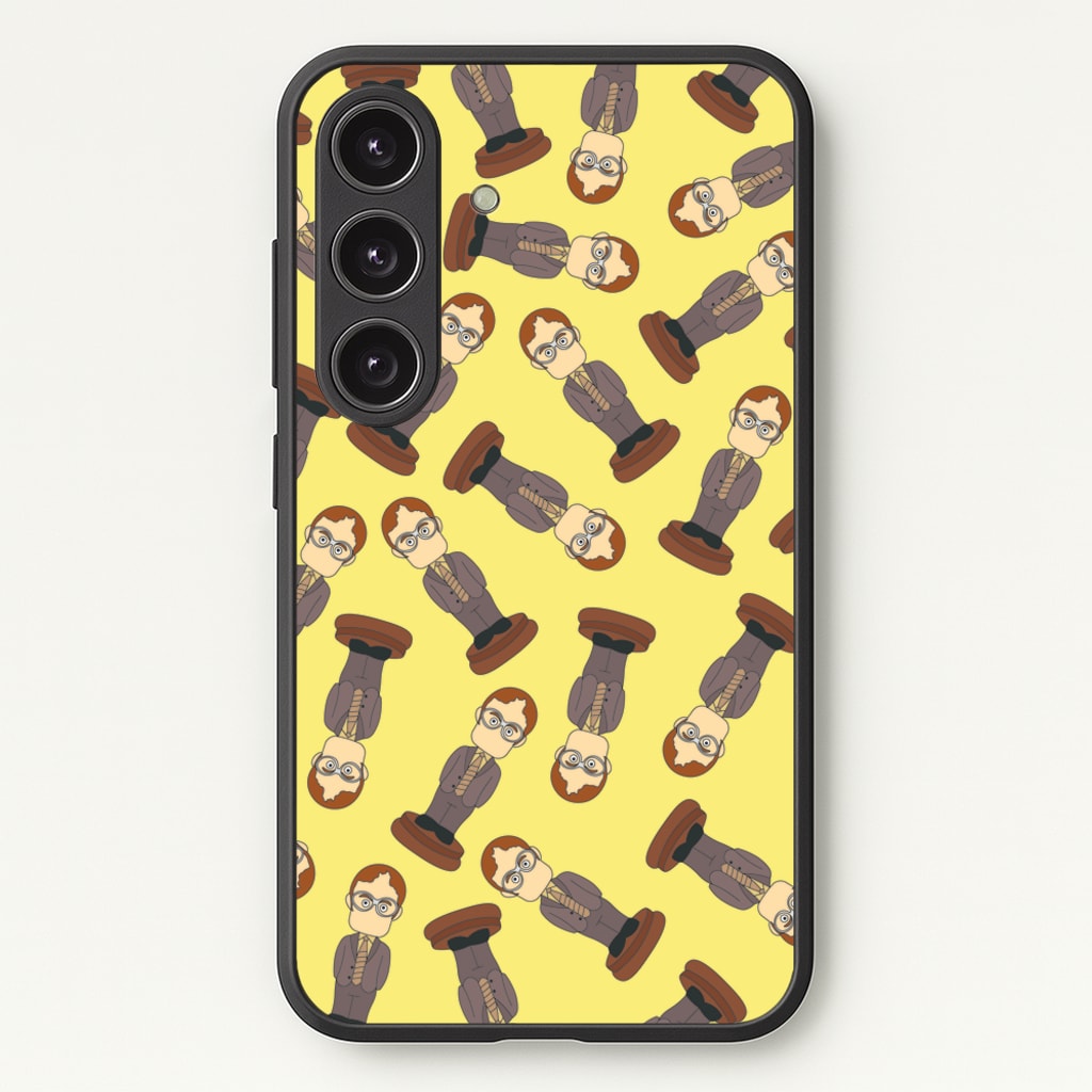Dwight Pattern - The Office Phone Case for Galaxy S25
