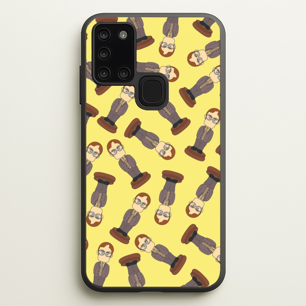 Dwight Pattern - The Office Phone Case for Galaxy A21s