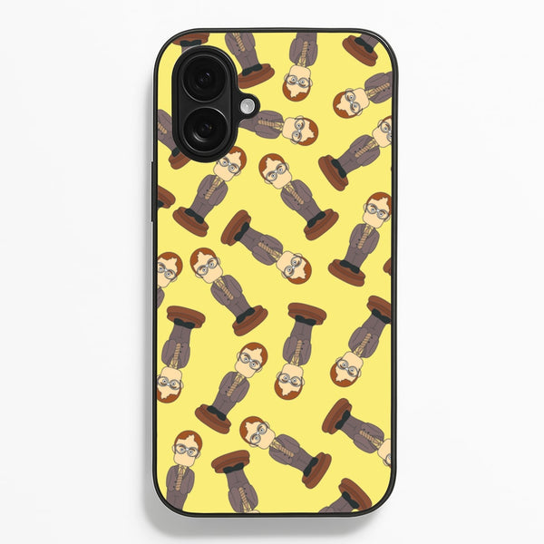 Dwight Pattern - The Office Phone Case for iPhone 16 Plus