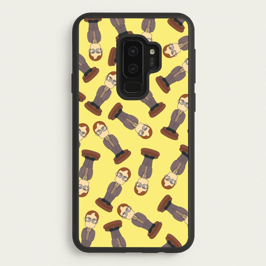Dwight Pattern - The Office Phone Case for Galaxy S9 Plus