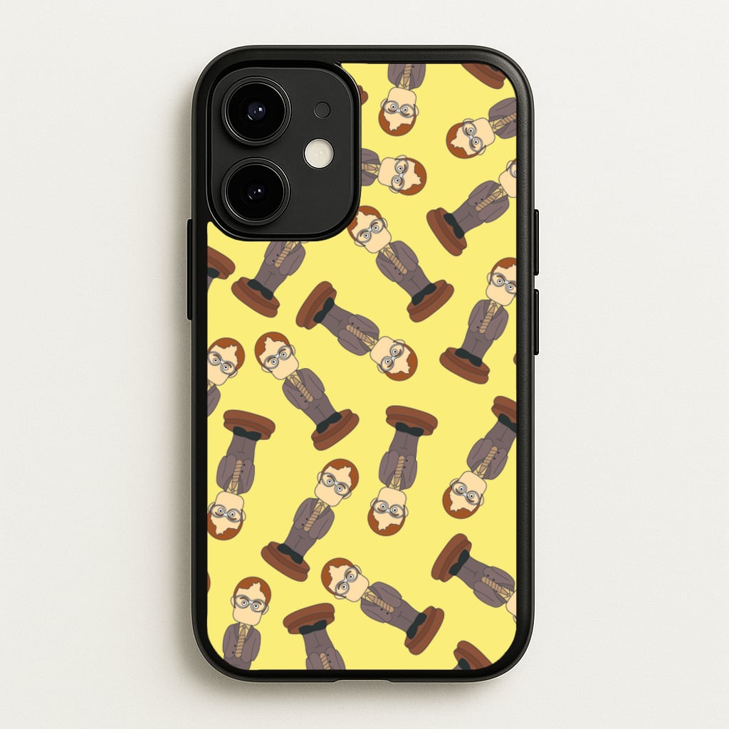 Dwight Pattern - The Office Phone Case for iPhone 12 / 12 Pro