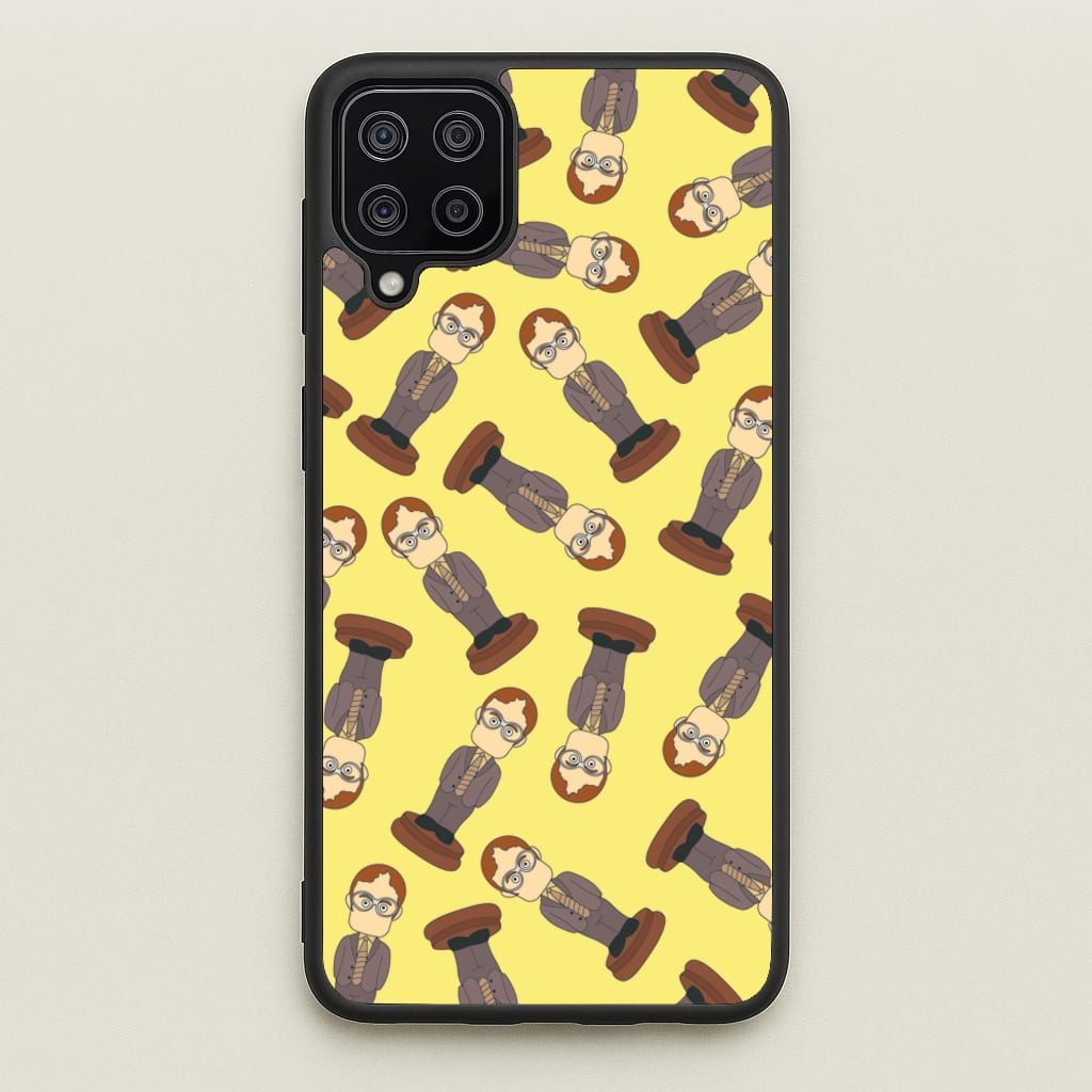 Dwight Pattern - The Office Phone Case for Galaxy A12